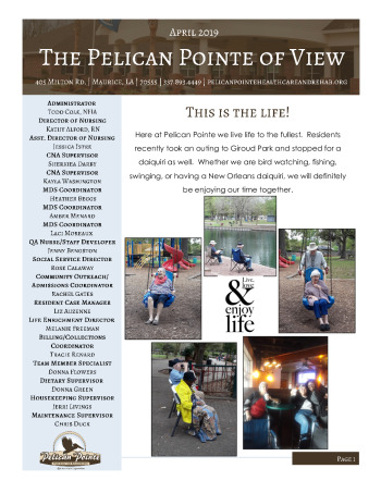 thumbnail of Pelican Pointe April 2019 Newsletter
